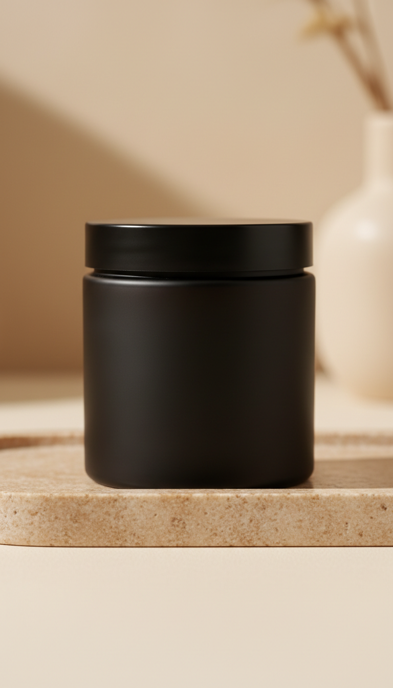 Restorative Powder Matte Black Jar